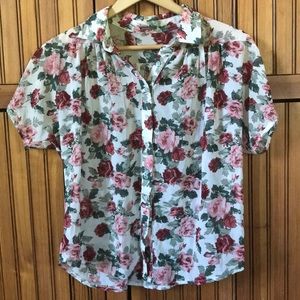 Floral Vintage-style Blouse